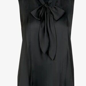 SMYTHE sleeveless tie-neck blouse sz S